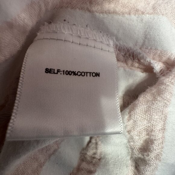 Jane Delancy Womens Striped Button Up Shirt Size 3X Long Sleeve Cotton Oversized - Picture 5 of 7